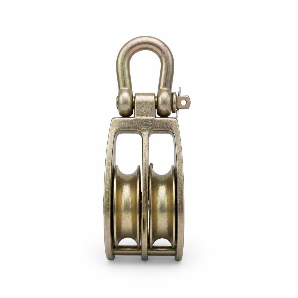 STARMAN 6" DOUBLE PULLEY BLOCK