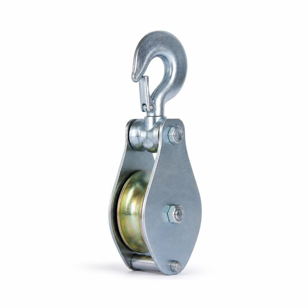 2.0TON X 5" H/DUTY PULLEY BLOCK WITH OPENER
