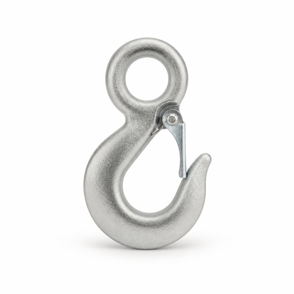 1.5TON ALLOY EYE HOOK WITH LATCH