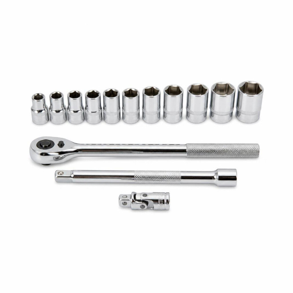 ROBINSON HT048 12PCS 10-24MM DRIVE SOCKET SET