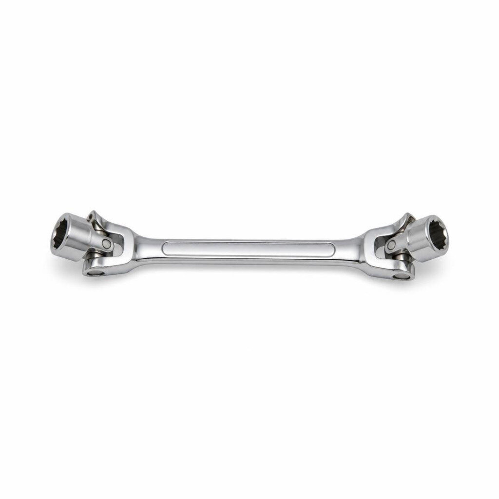 REXTOOLS 10MM X 11MM DOUBLE FLEX SOCKET WRENCH
