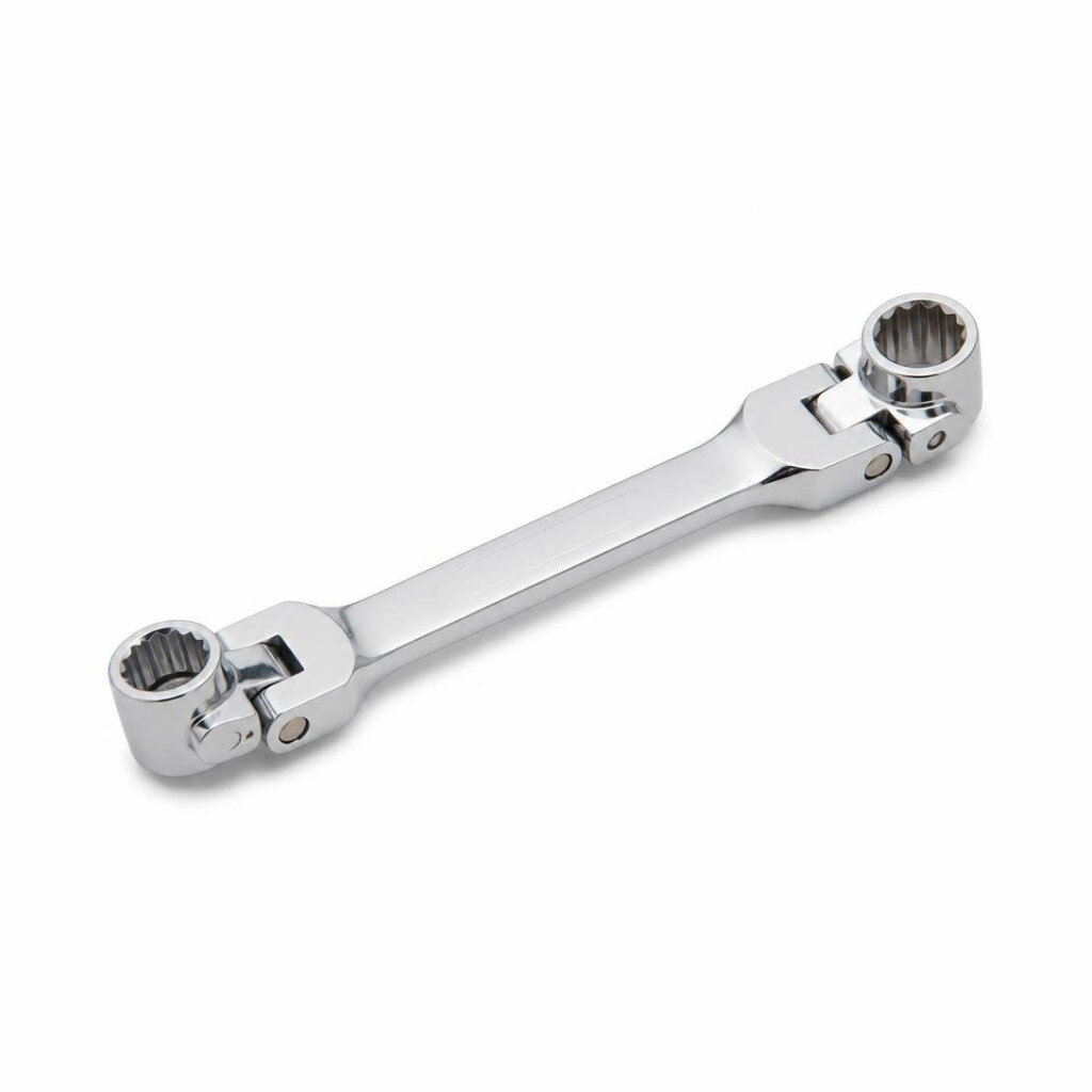 REXTOOLS 12MM X 14MM DOUBLE FLEX SOCKET WRENCH