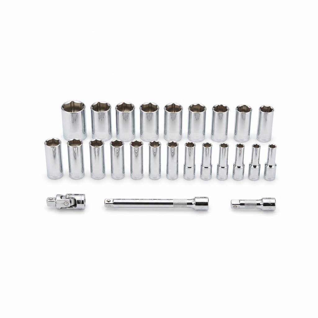 24PCS 1/2"DR. BOX SOCKET SET