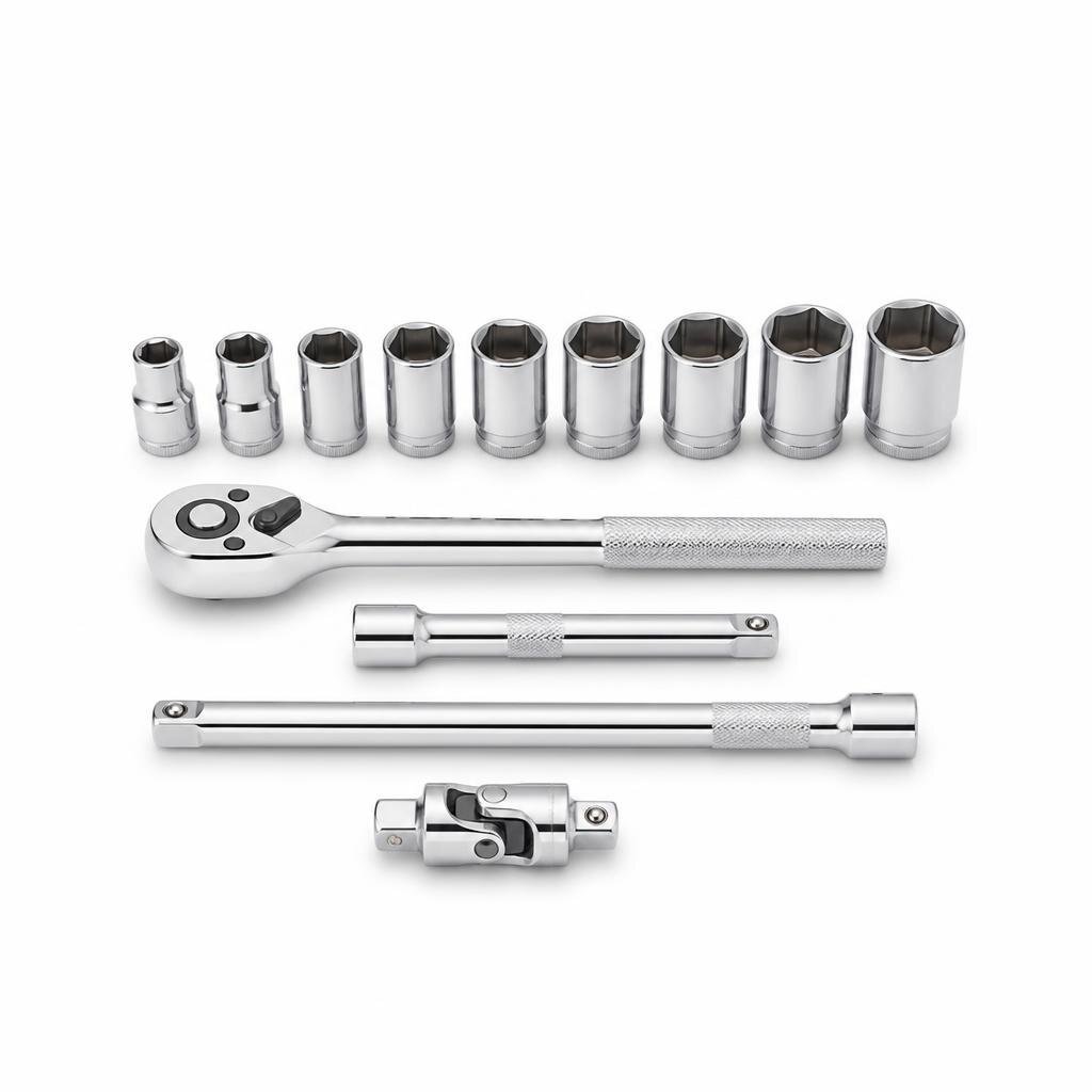 ROCKEY 11PCS 1/2"DR. SOCKET WRENCH SET