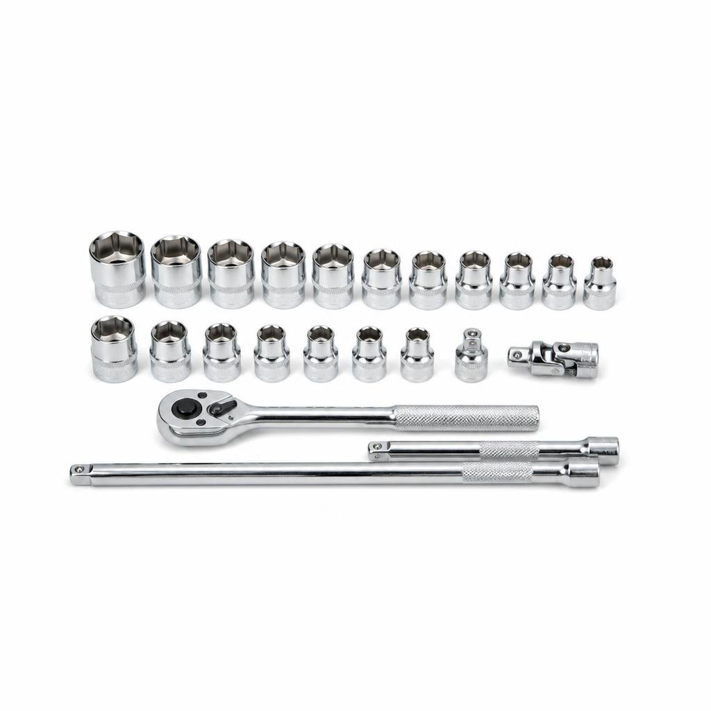 ROBINSON RBS-HT-049 20PCS 1/2"DR. BOX SOCKET SET