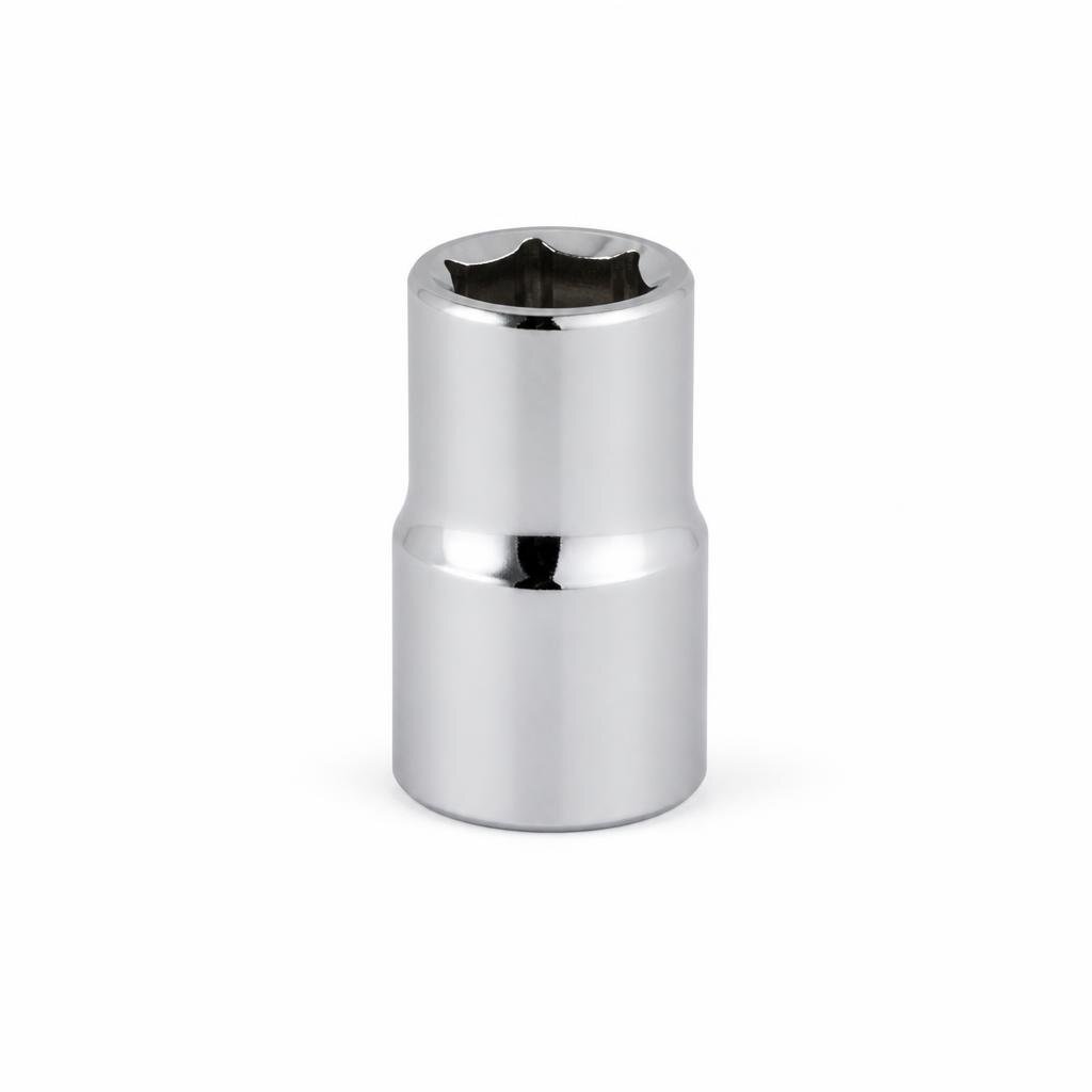 NIETZ 1/2"DR.6PT 12MM CHROME SOCKET - 500-40-012