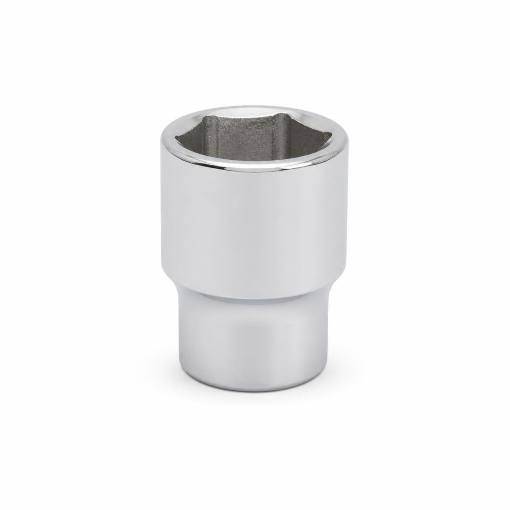 NIETZ 1/2"DR.6PT 15MM CHROME SOCKET - 500-40-015