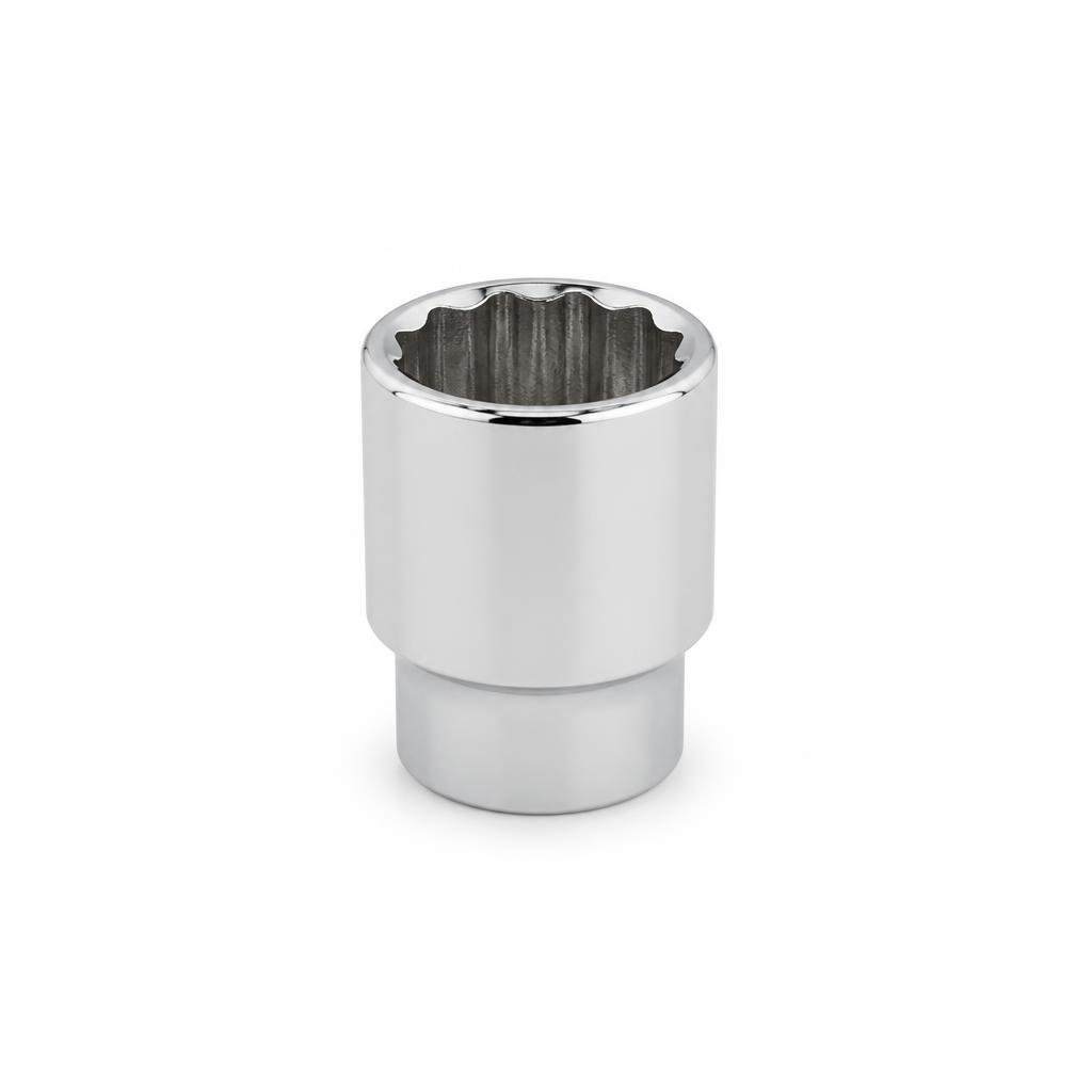NIETZ 1/2"DR.12PT 17MM CHROME SOCKET - 500-43-017