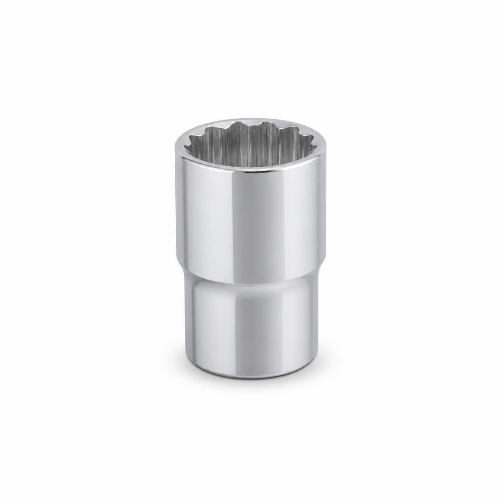 NIETZ 1/2"DR.12PT 19MM CHROME SOCKET - 500-43-019
