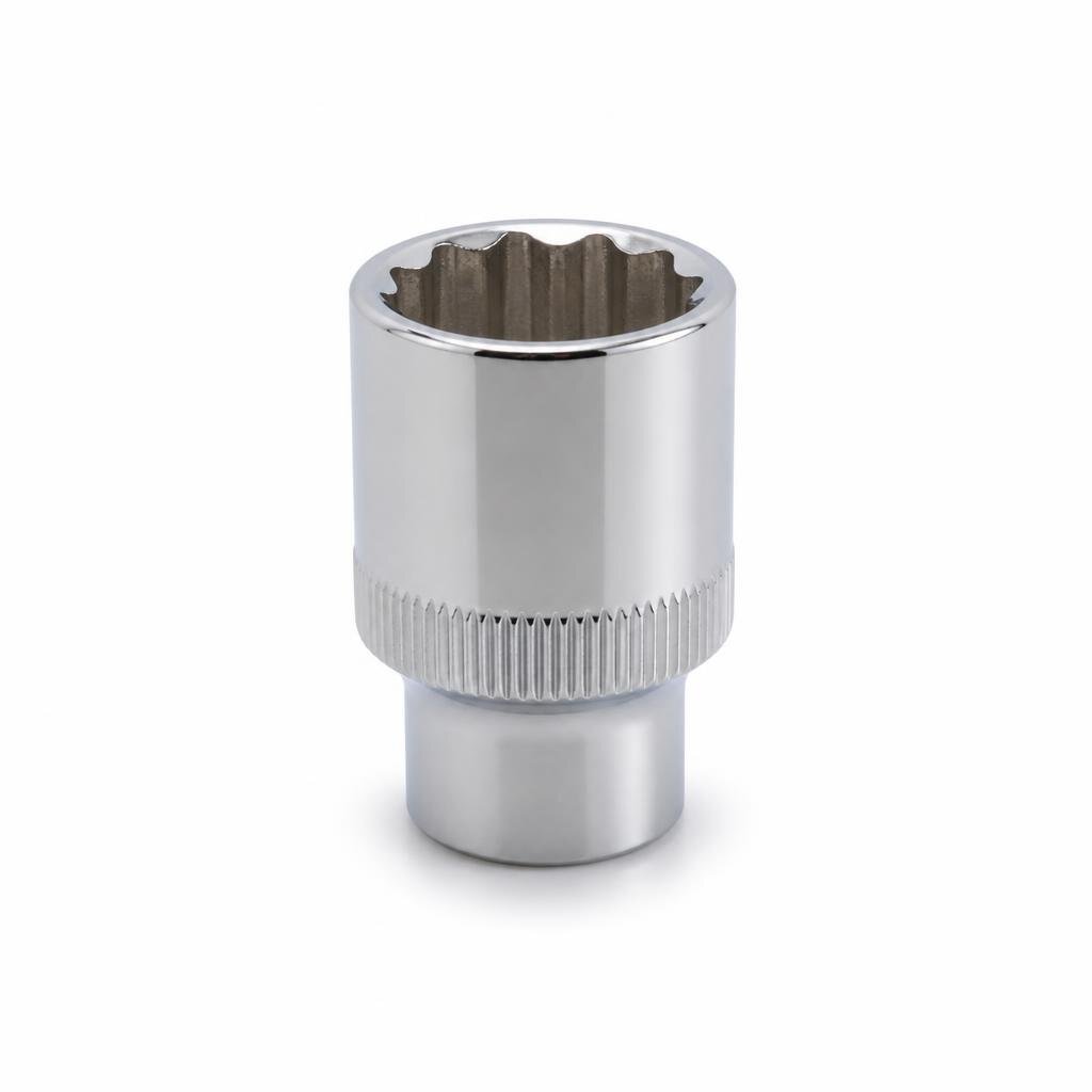 NIETZ 1/2"DR.12PT 21MM CHROME SOCKET - 500-43-021