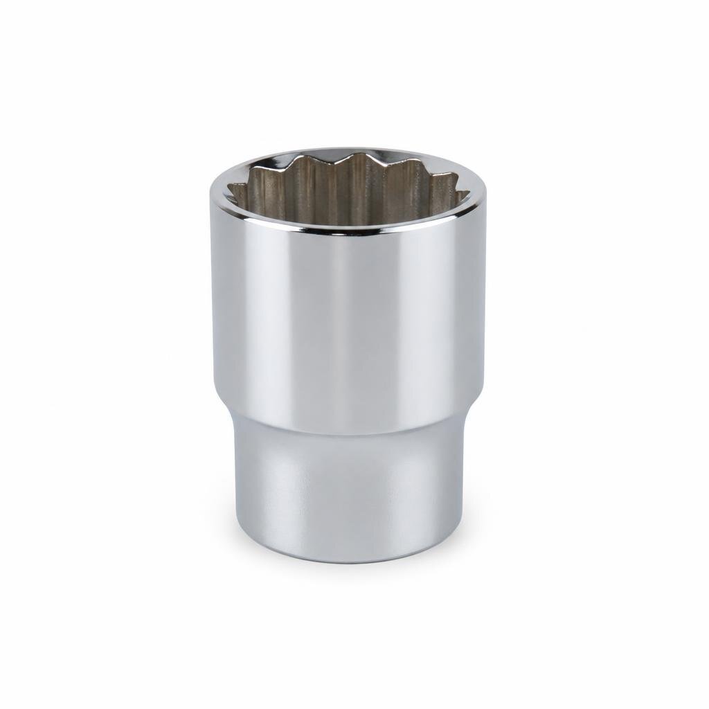 NIETZ 1/2"DR.12PT 22MM CHROME SOCKET - 500-43-022