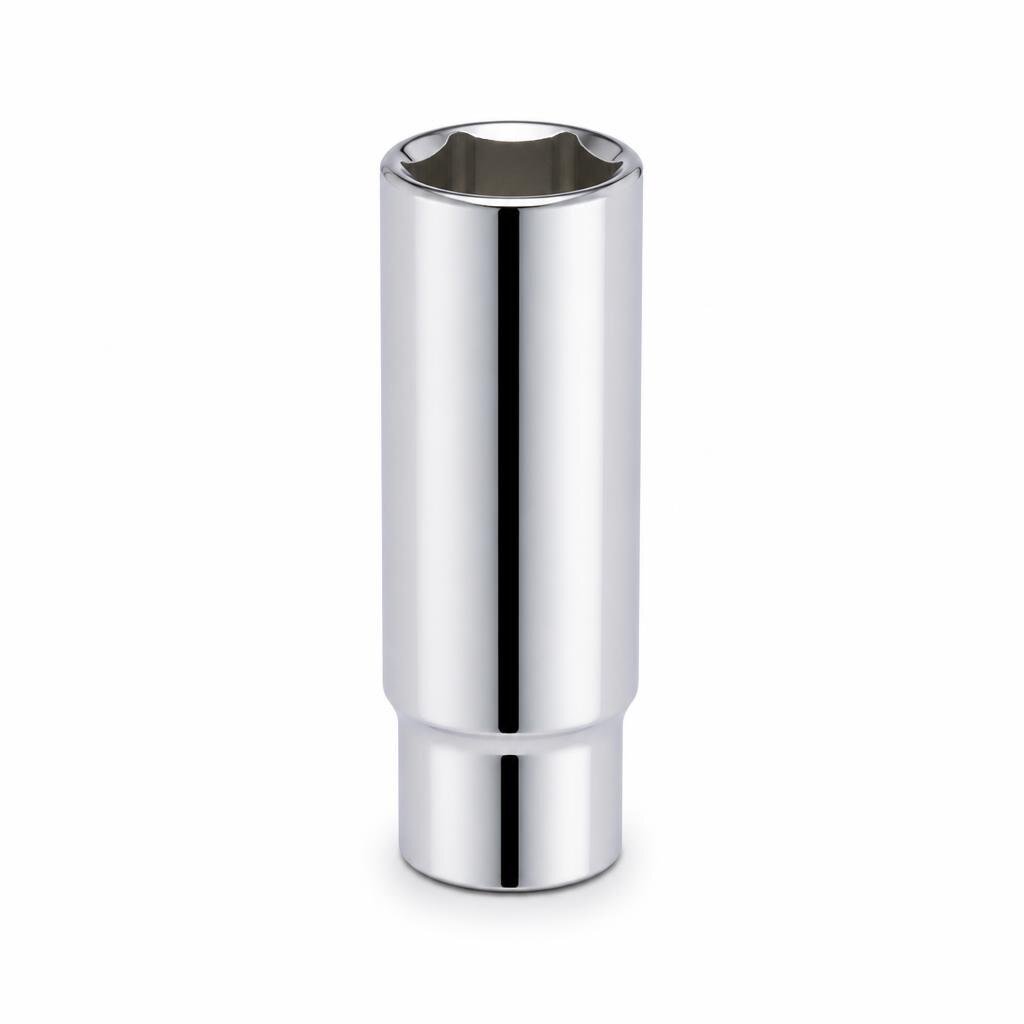 NIETZ 1/2"DR.6PT 15MM CHROME DEEP SOCKET - 500-42-015