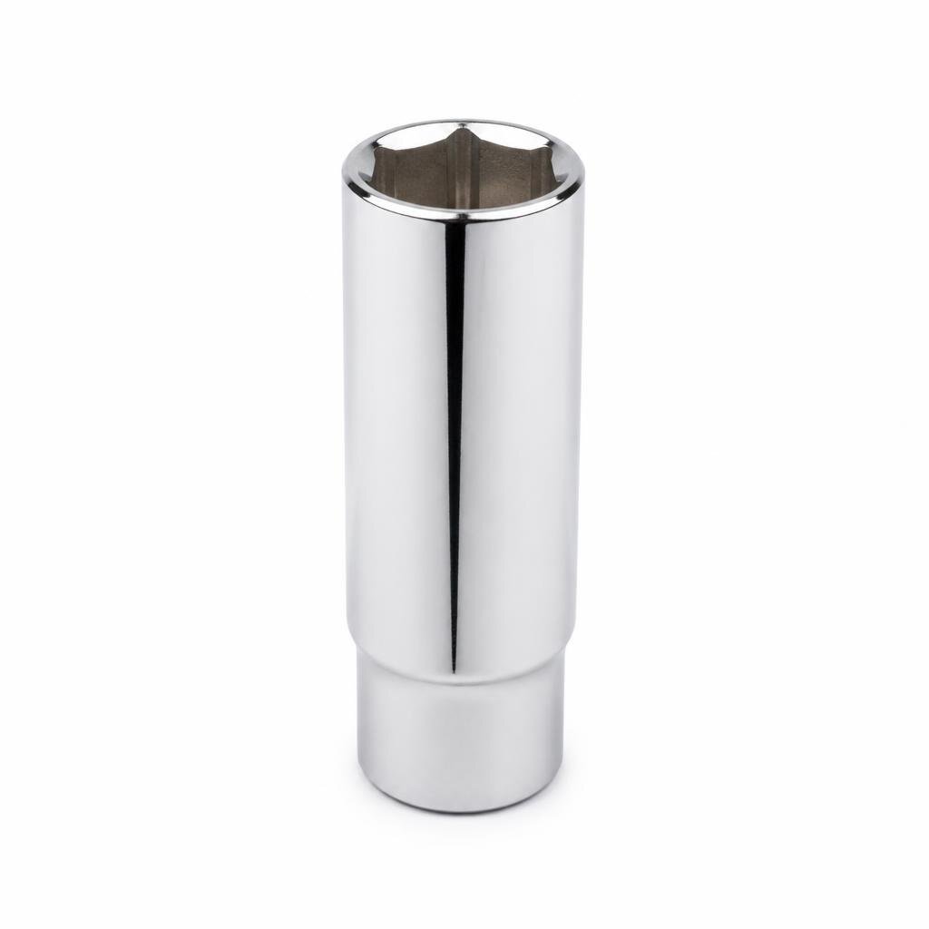 NIETZ 1/2"DR.6PT 18MM CHROME DEEP SOCKET - 500-42-018