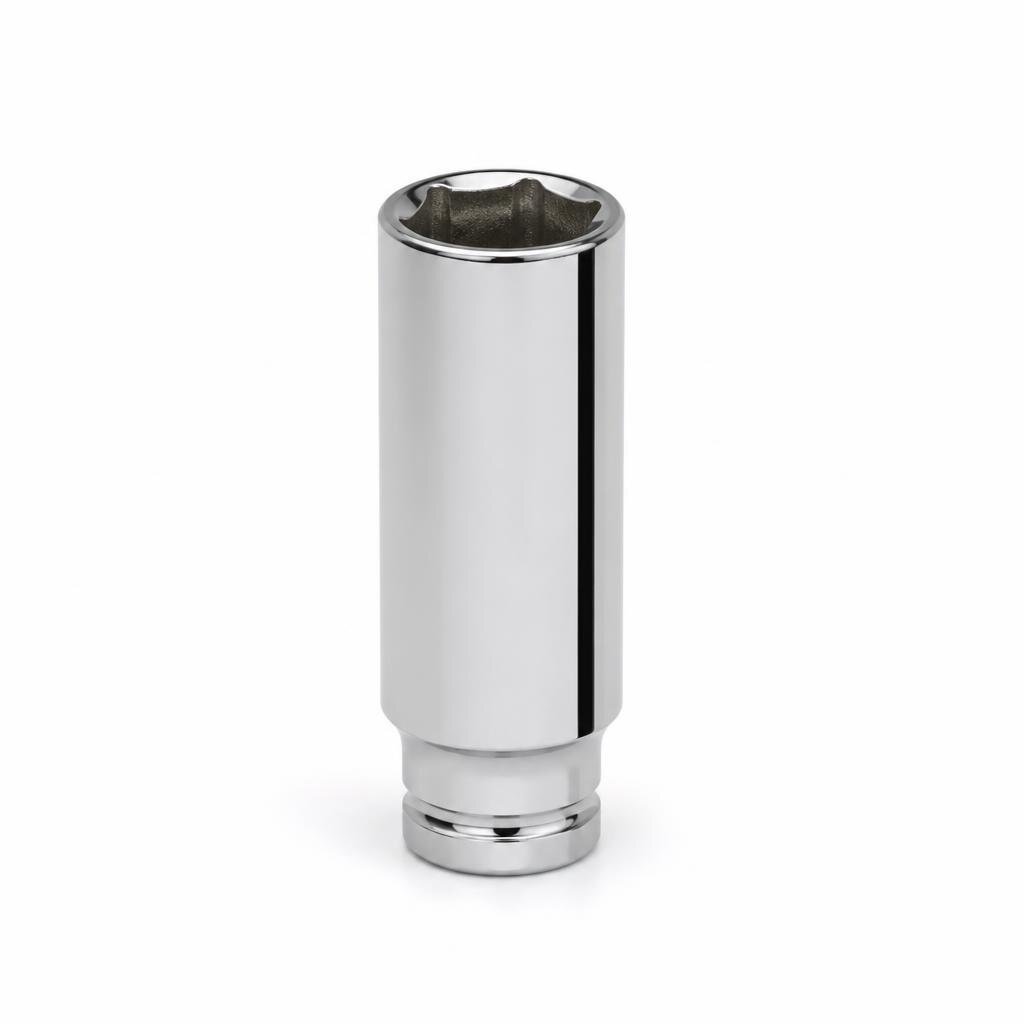 NIETZ 1/2"DR.6PT 21MM CHROME DEEP SOCKET - 500-42-021