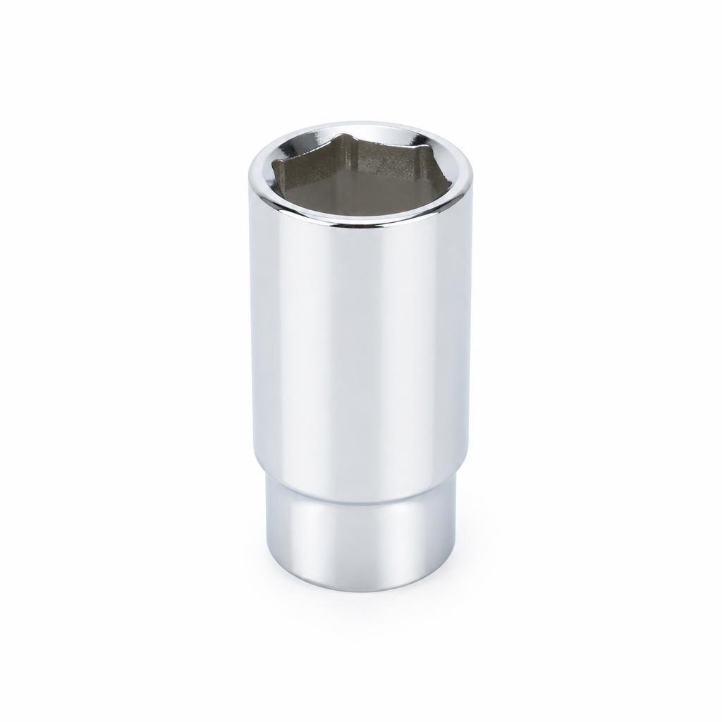 NIETZ 1/2"DR.6PT 23MM CHROME DEEP SOCKET - 500-42-023