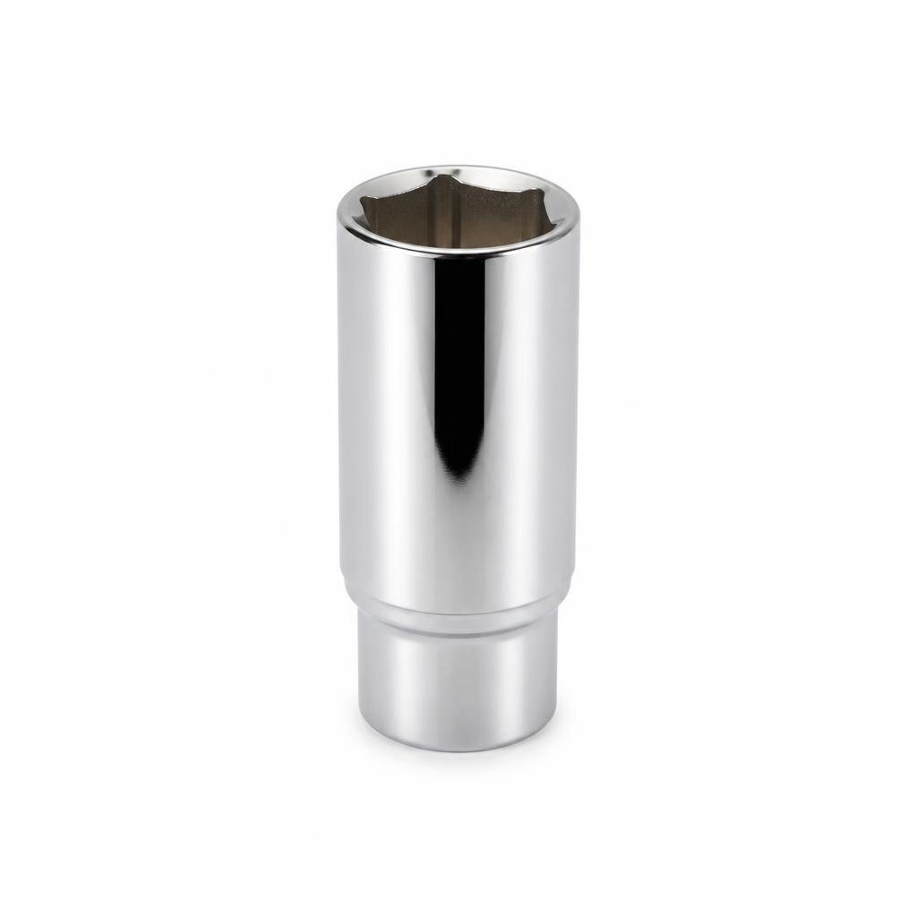 NIETZ 1/2"DR.6PT 24MM CHROME DEEP SOCKET - 500-42-024