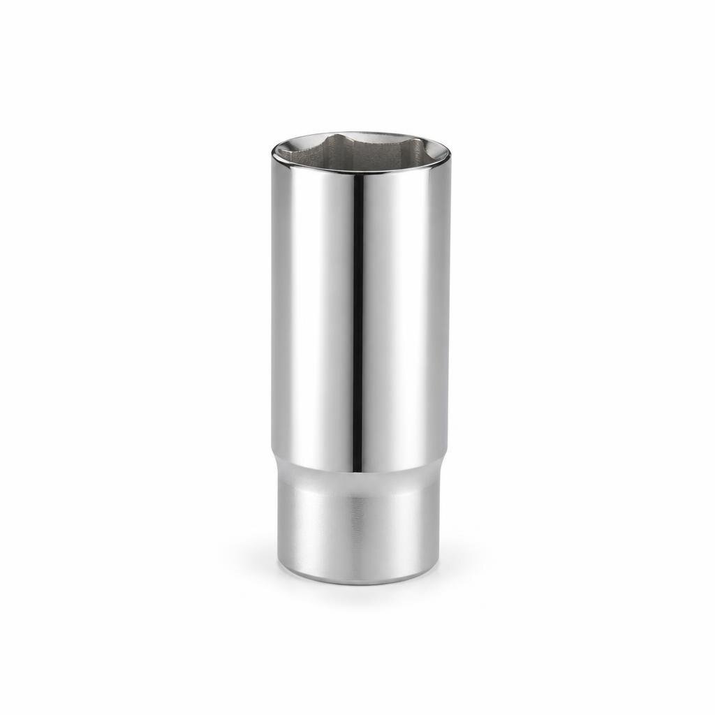 NIETZ 1/2"DR.6PT 25MM CHROME DEEP SOCKET - 500-42-025