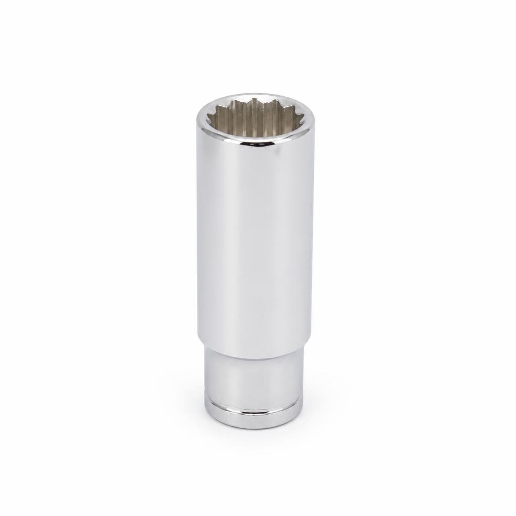 NIETZ 1/2"DR.12PT 9MM CHROME DEEP SOCKET - 500-45-009