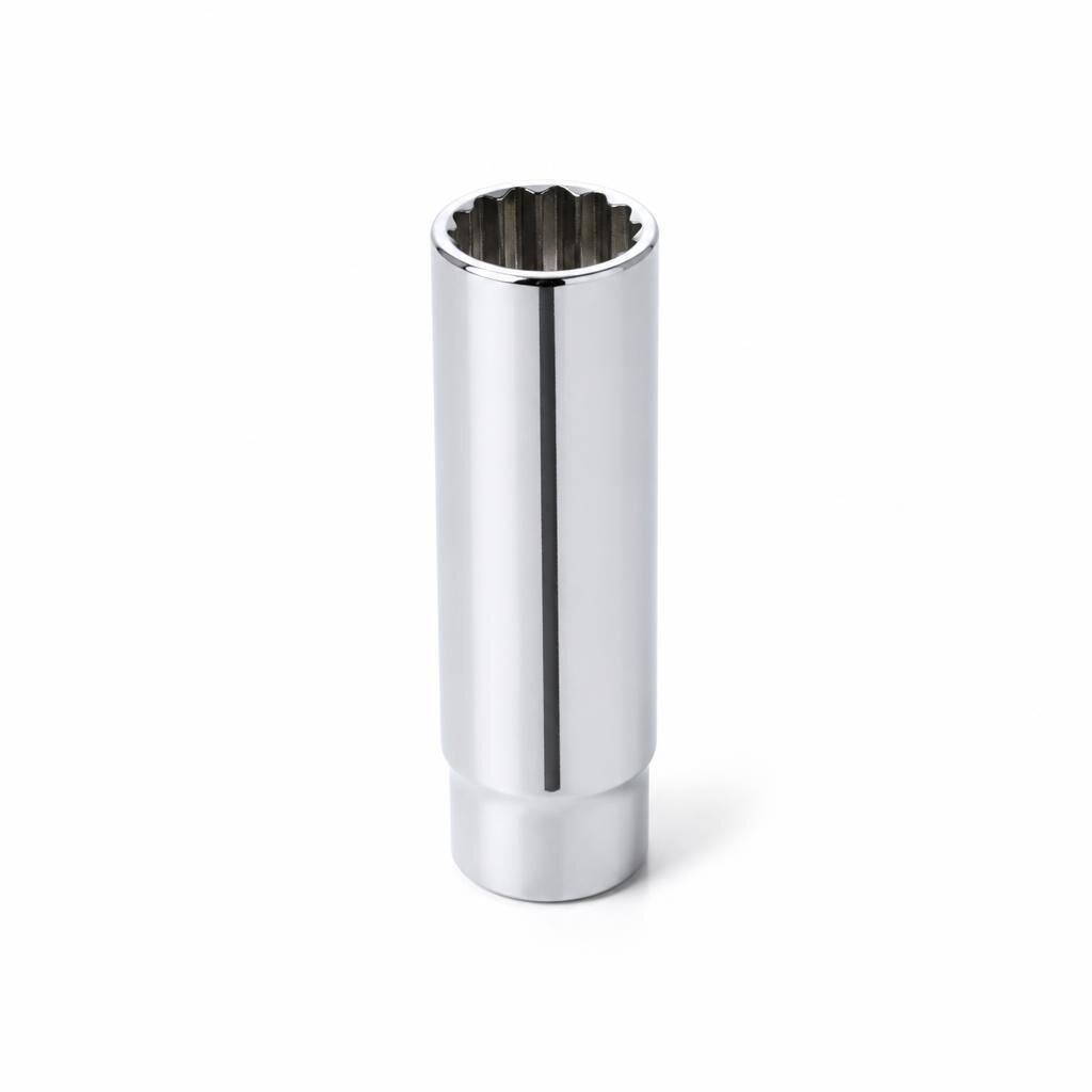 NIETZ 1/2"DR.12PT 12MM CHROME DEEP SOCKET - 500-45-012