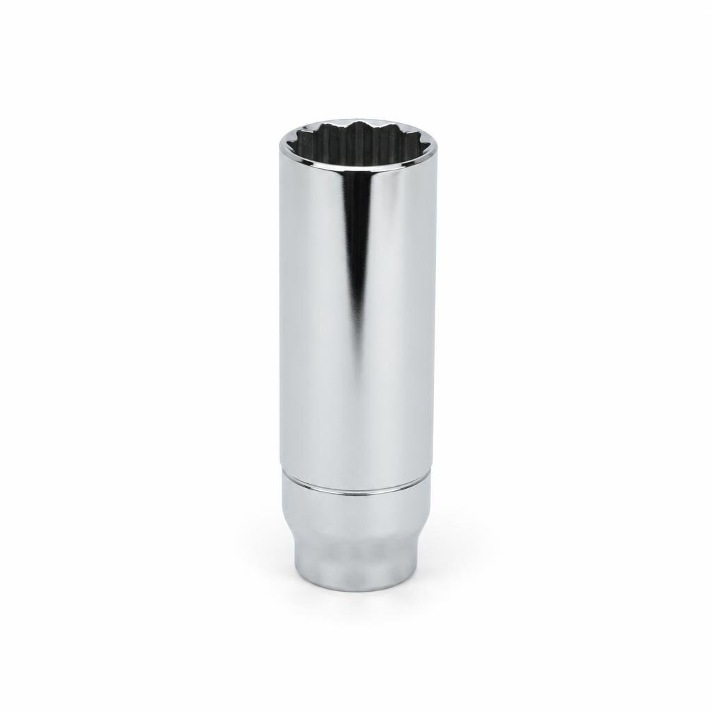NIETZ 1/2"DR.12PT 16MM CHROME DEEP SOCKET - 500-45-016