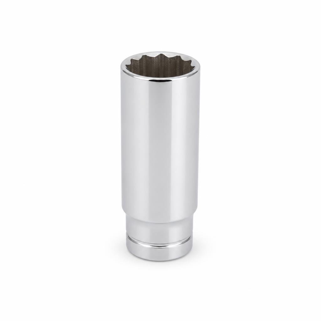 NIETZ 1/2"DR.12PT 18MM CHROME DEEP SOCKET - 500-45-018