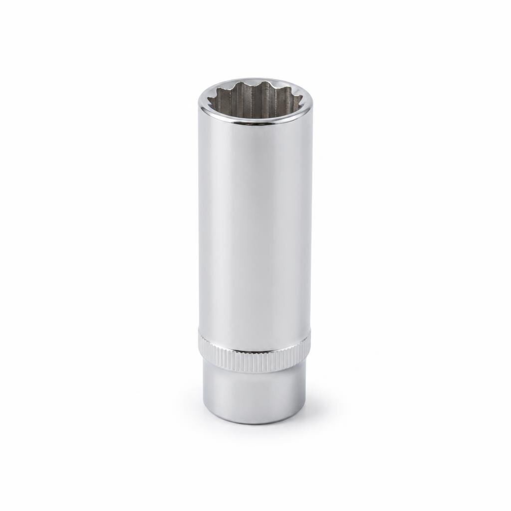 NIETZ 1/2"DR.12PT 19MM CHROME DEEP SOCKET - 500-45-019