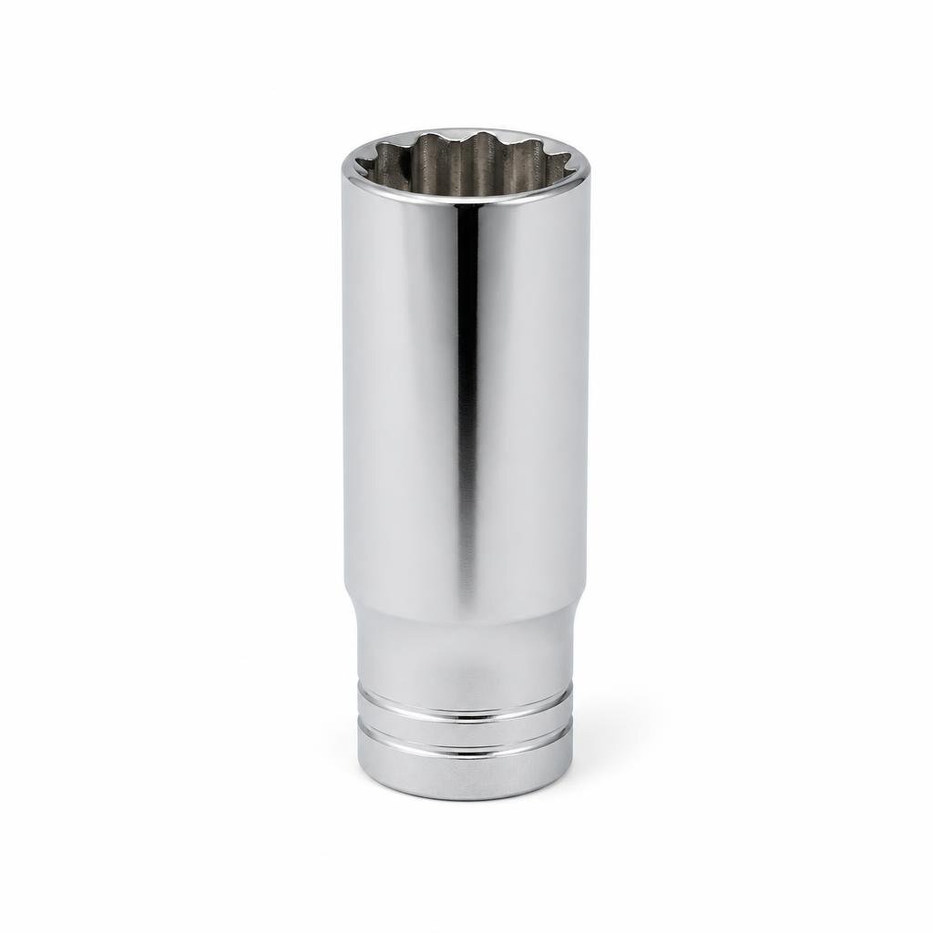 NIETZ 1/2"DR.12PT 23MM CHROME DEEP SOCKET - 500-45-023