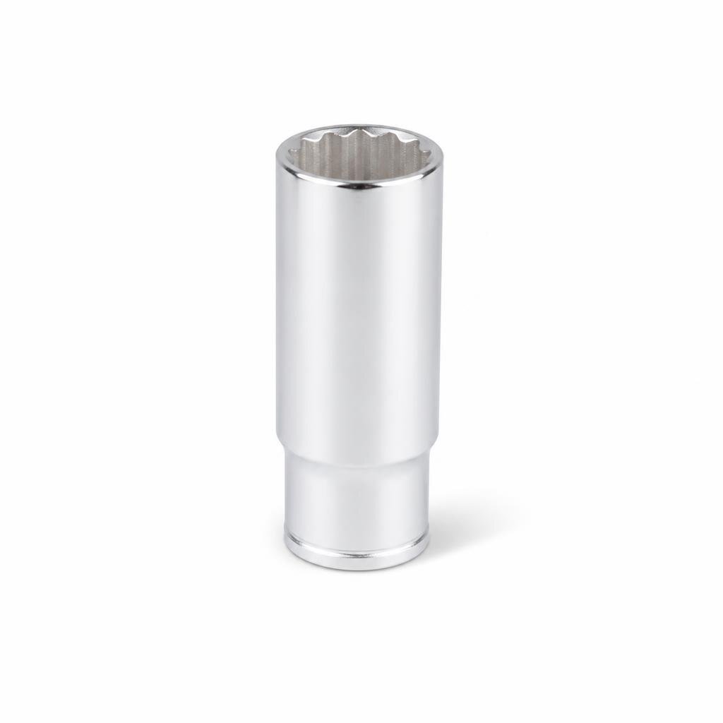 NIETZ 1/2"DR.12PT 24MM CHROME DEEP SOCKET - 500-45-024