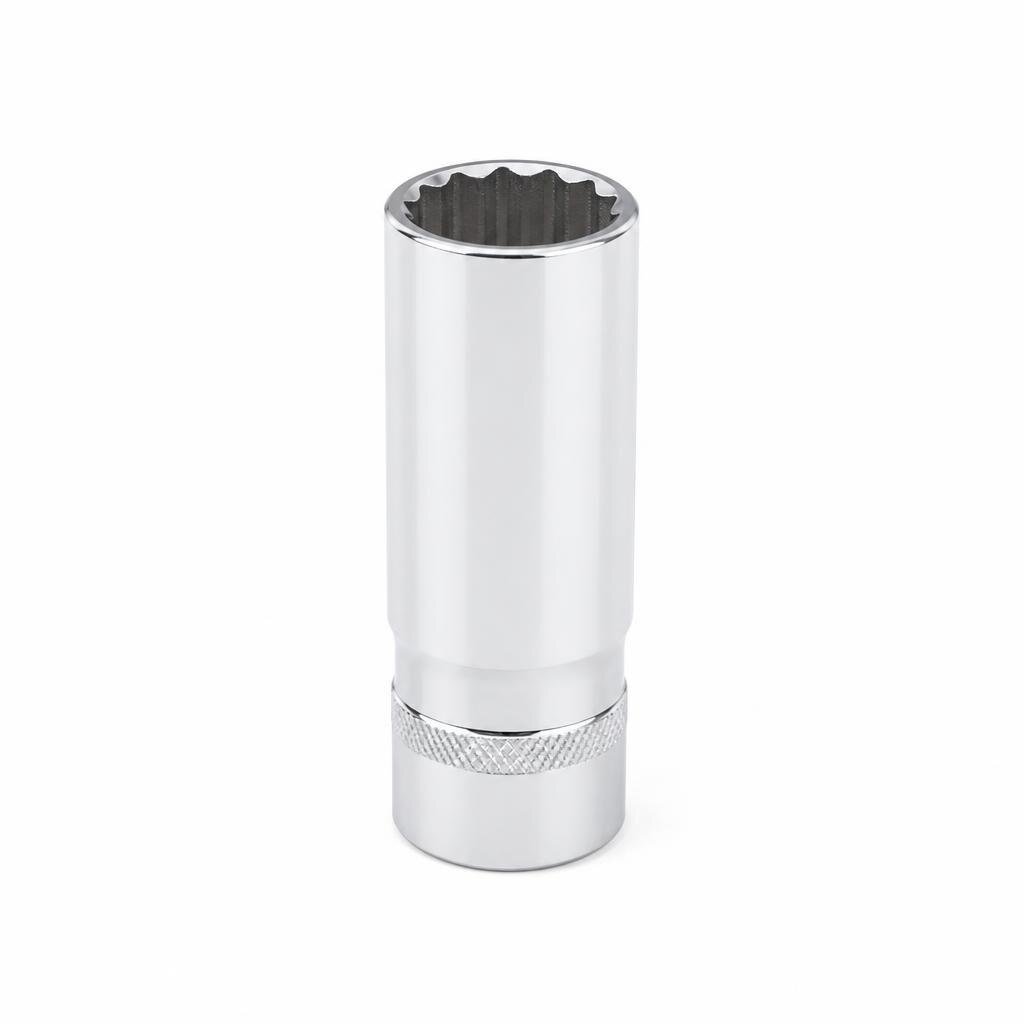 NIETZ 1/2"DR.12PT 30MM CHROME DEEP SOCKET - 500-45-030