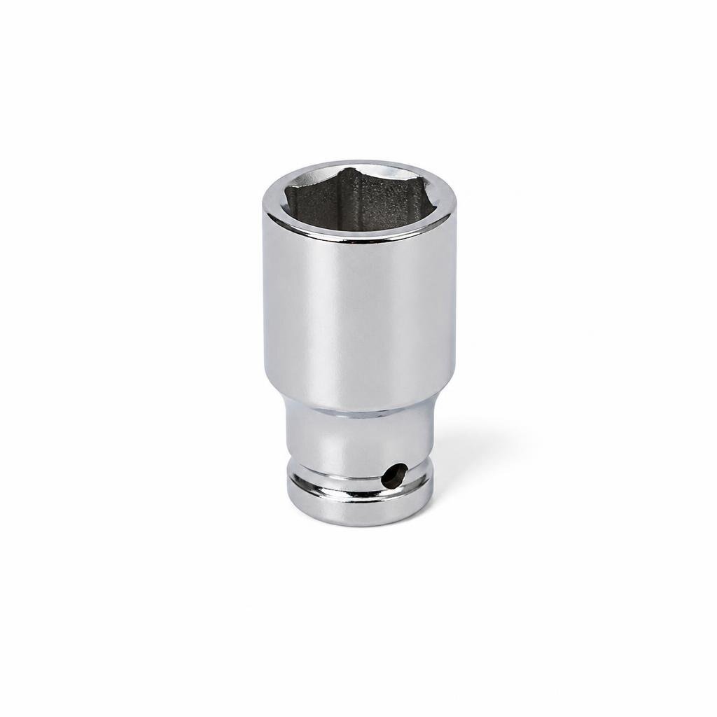 FEIBAO 1/2"DR. 6PT 18MM CHROME IMPACT SOCKET