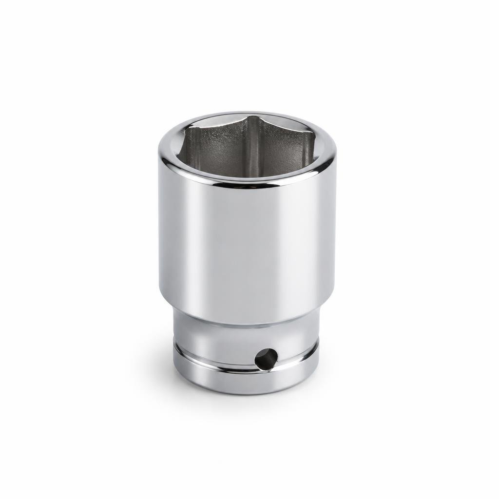 FEIBAO 1/2"DR. 6PT 24MM CHROME IMPACT SOCKET