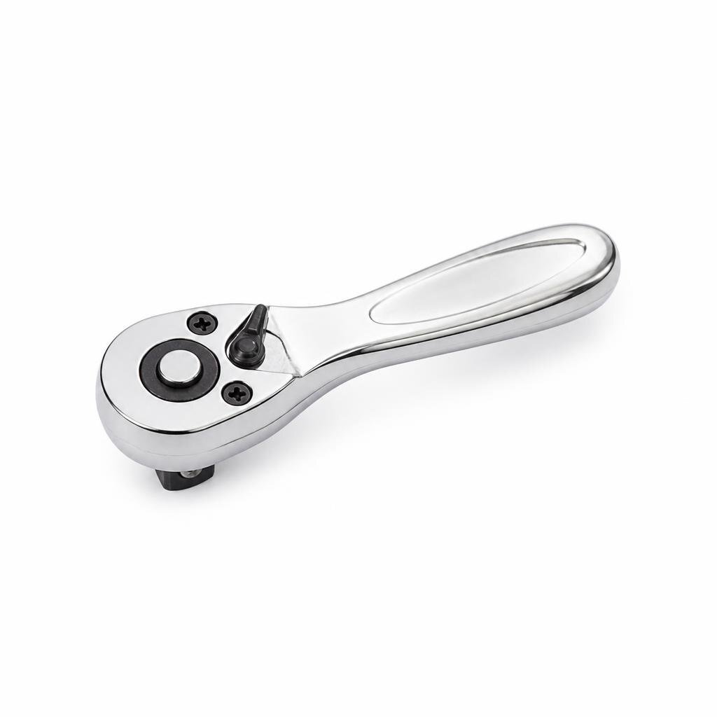 NIETZ 1/4"DR. 72T STUBBY LEVER TYPE RATCHET HANDLE - 500-08-405