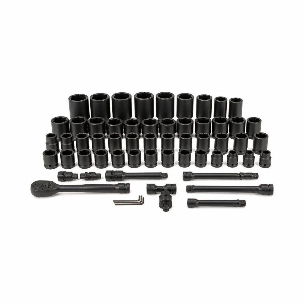 NIETZ 73PCS 1/2"DR.6PT IMPACT SOCKET SET - 501-49-088