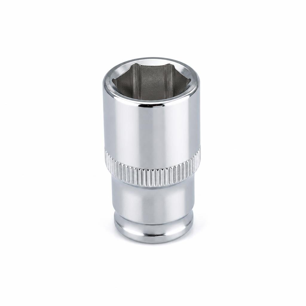 HENGLIDA 1/2"DR. 6PT 18MM BOX SOCKET