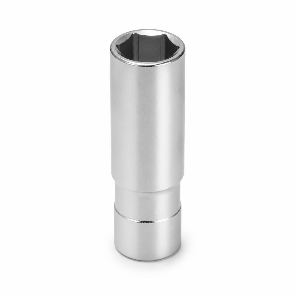 HENGLIDA 1/2"DR. 6PT 17MM DEEP BOX SOCKET