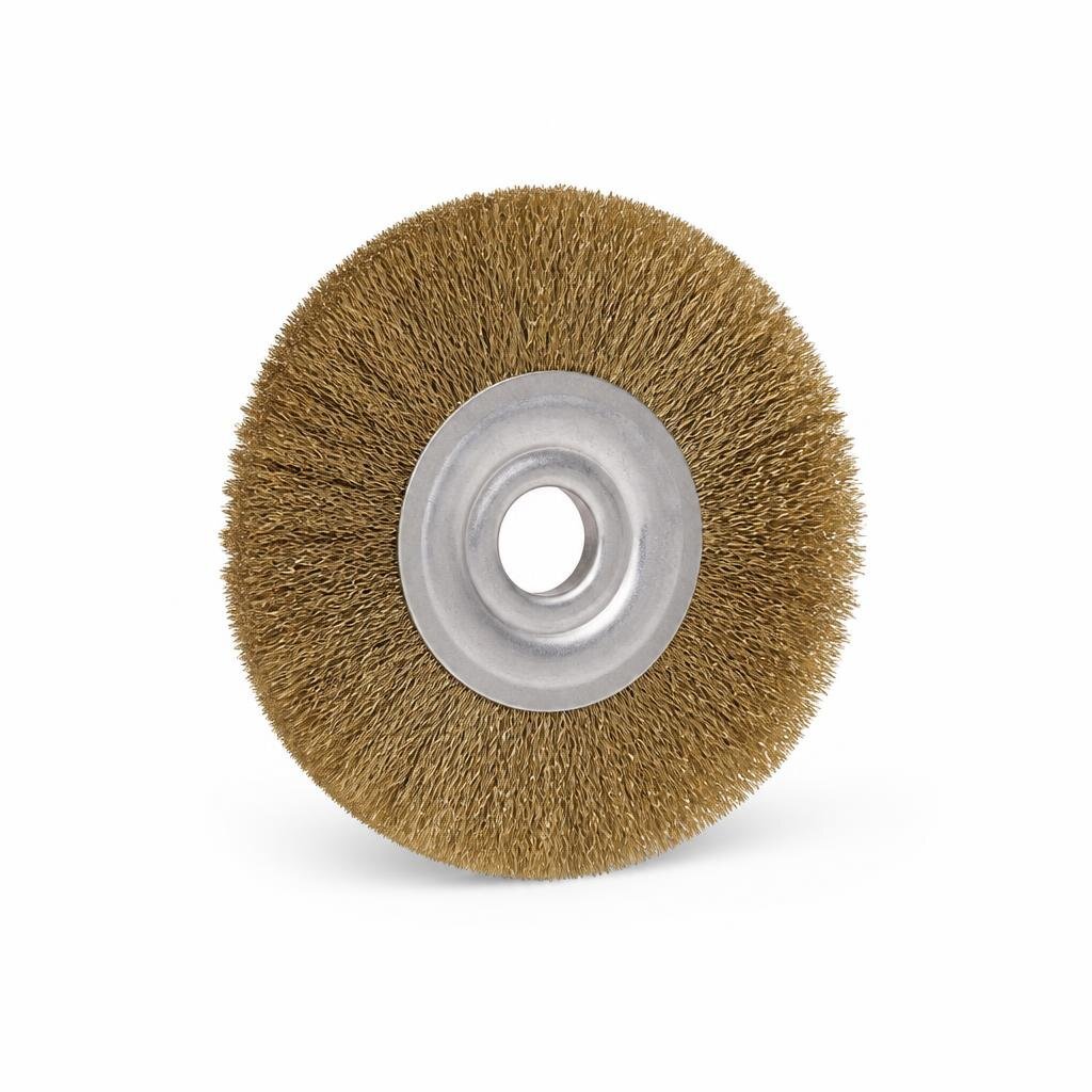 8" WHEEL BRUSH FOR BENCH GRINDER