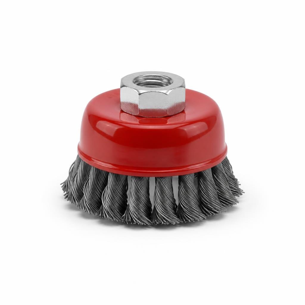 SOBAR 3" X M10 X 1.5MM TWIST KNOT CUP BRUSH