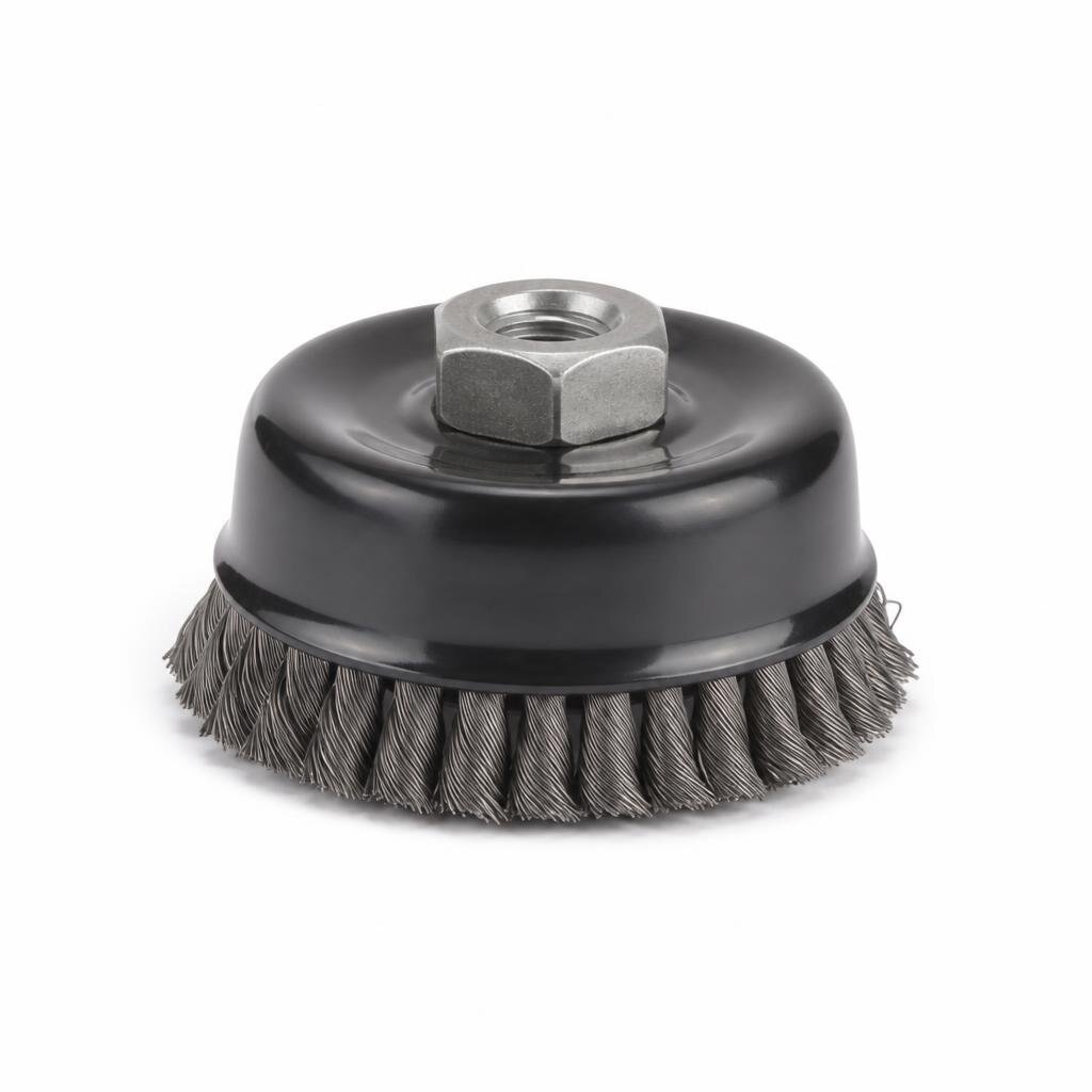 SOBAR 4" X M14 X 2.0MM CARBON STEEL CUP BRUSH