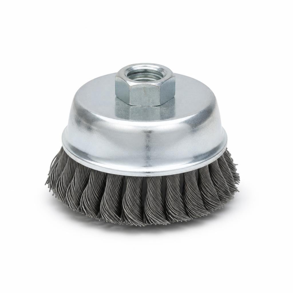 BEELINE 3" M10 X 1.5MM WIRE CUP BRUSH