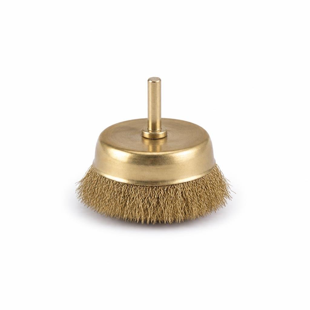 65MM X 6MM BRASS CUP BRUSH