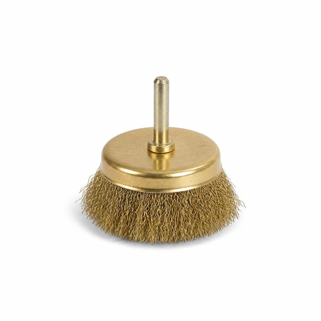 75MM X 6MM BRASS CUP BRUSH