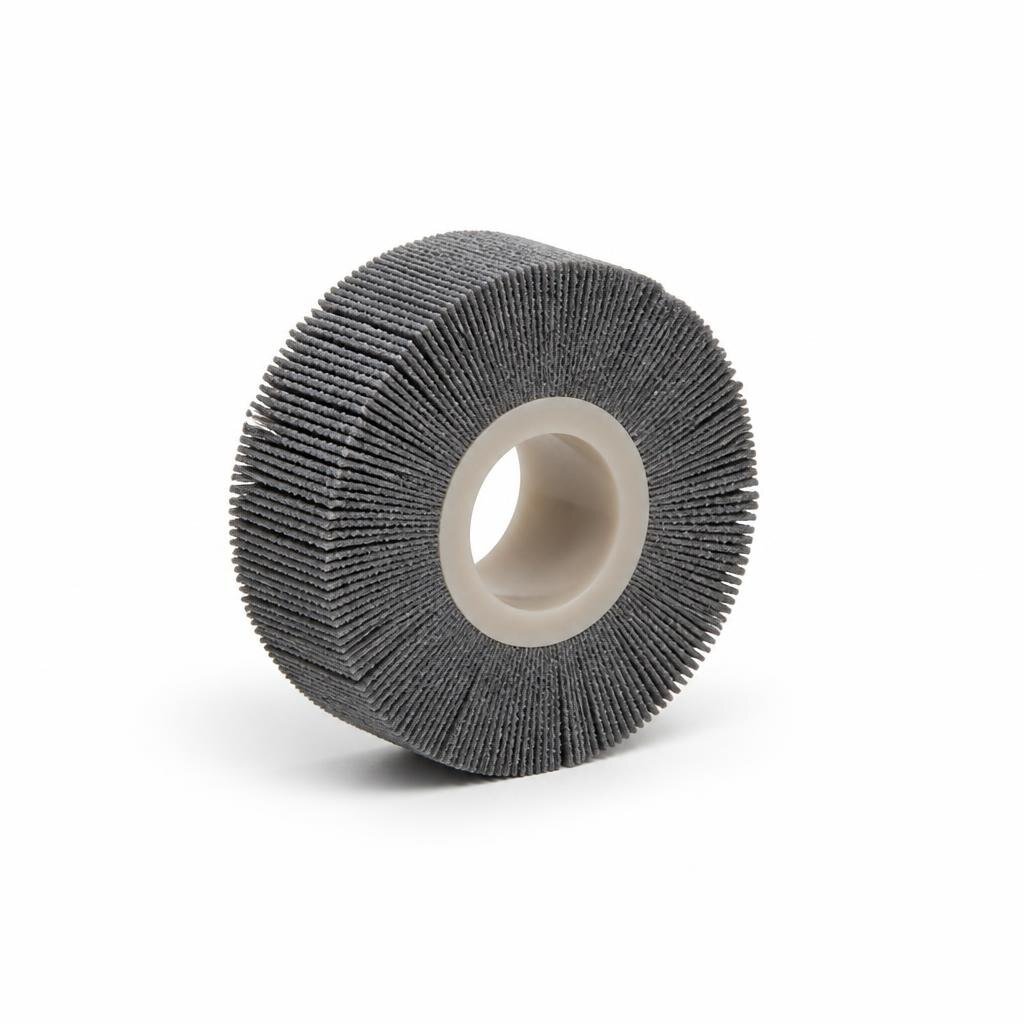 4" NYLON GRINDING WHEEL - GREY S/STEEL
