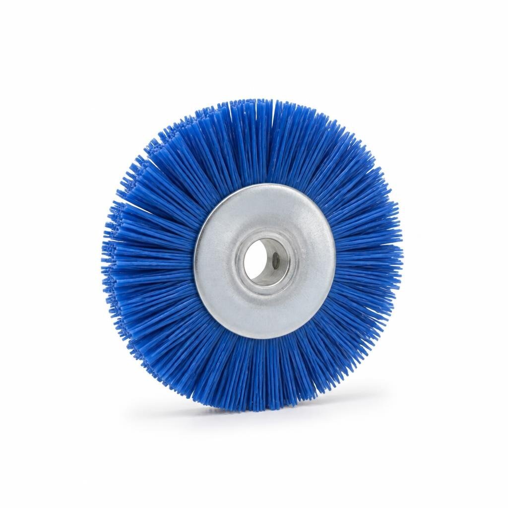 4" POLY BRUSH GRINDING WHEEL - BLUE