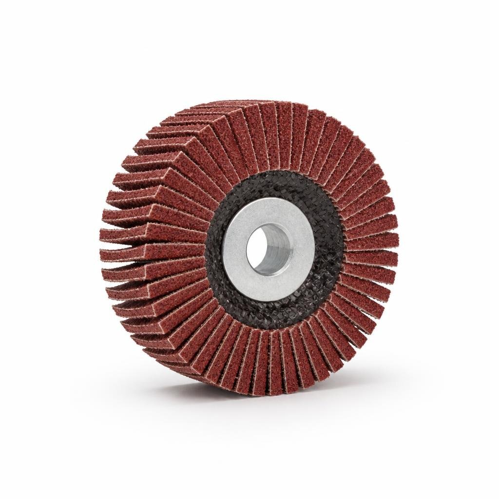 NIETZ SOBAR 4" #40 FLASH RED FLAP WHEEL