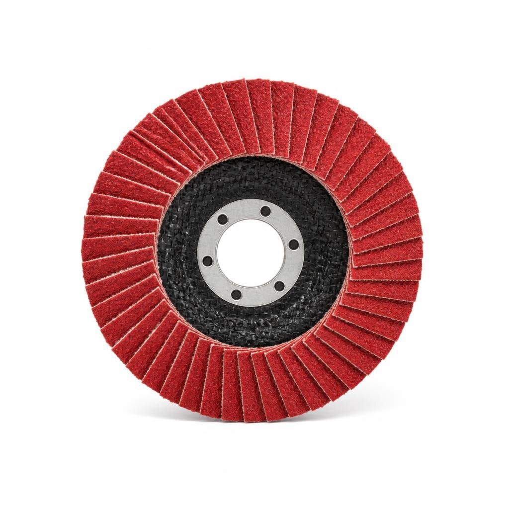 NIETZ SOBAR 4" #80 FLASH RED FLAP WHEEL