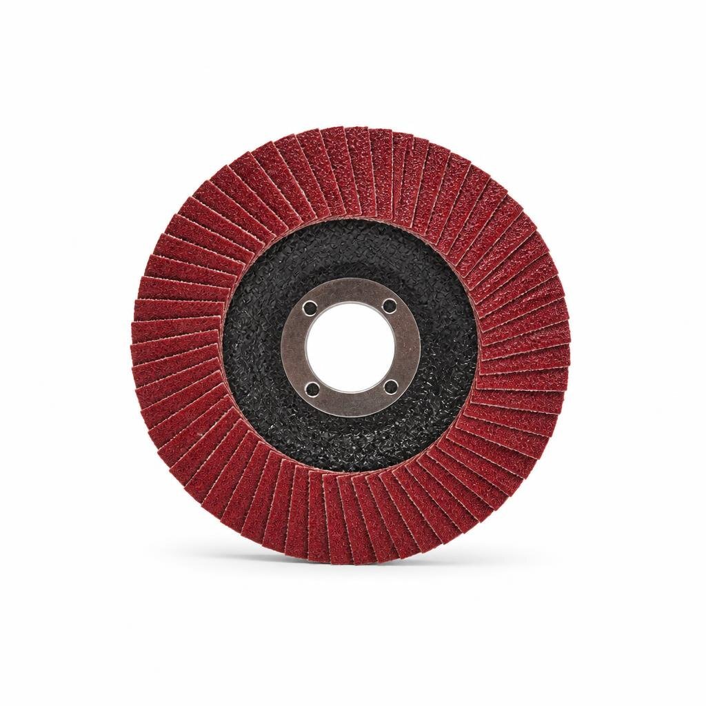 NIETZ SOBAR 4" #120 FLASH RED FLAP WHEEL