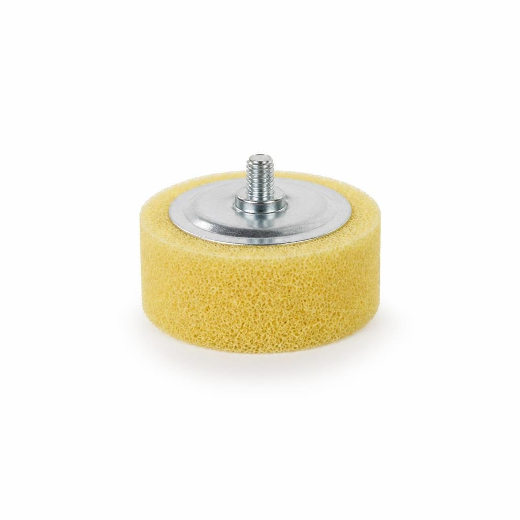 125 X 50MM POLISH SPONGE WHEEL WITH M14 PLATE