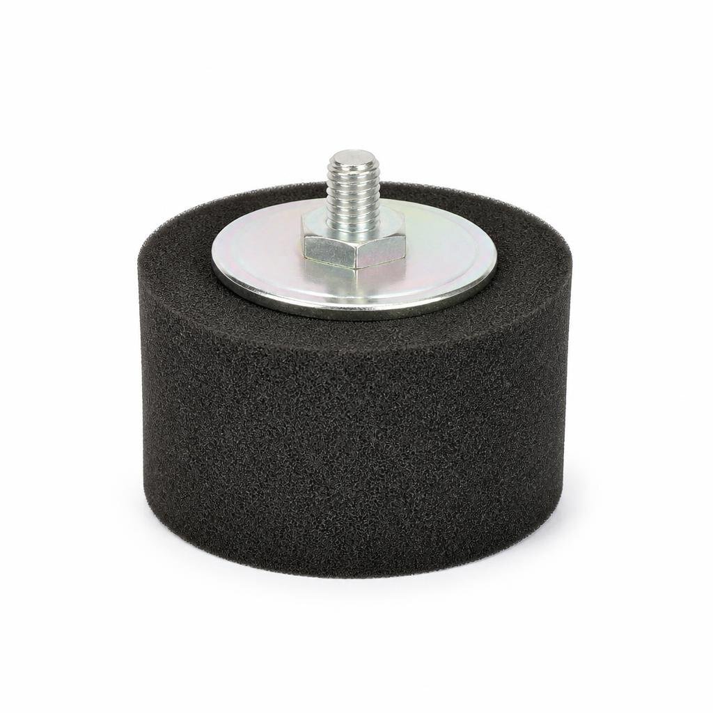 150 X 50MM POLISH SPONGE WHEEL WITH M14 PLATE