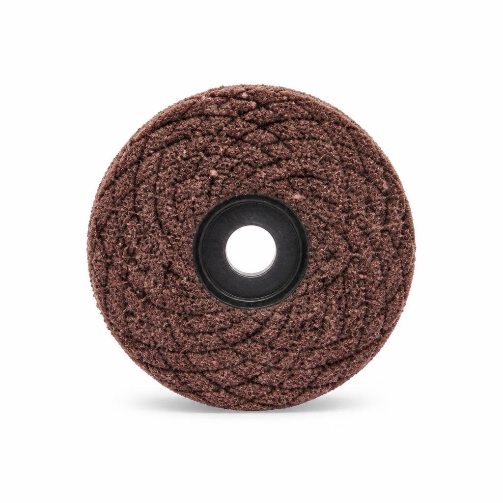 4.5 X 4 GTX POLISH WHEEL - WOVEN #P80 - BROWN