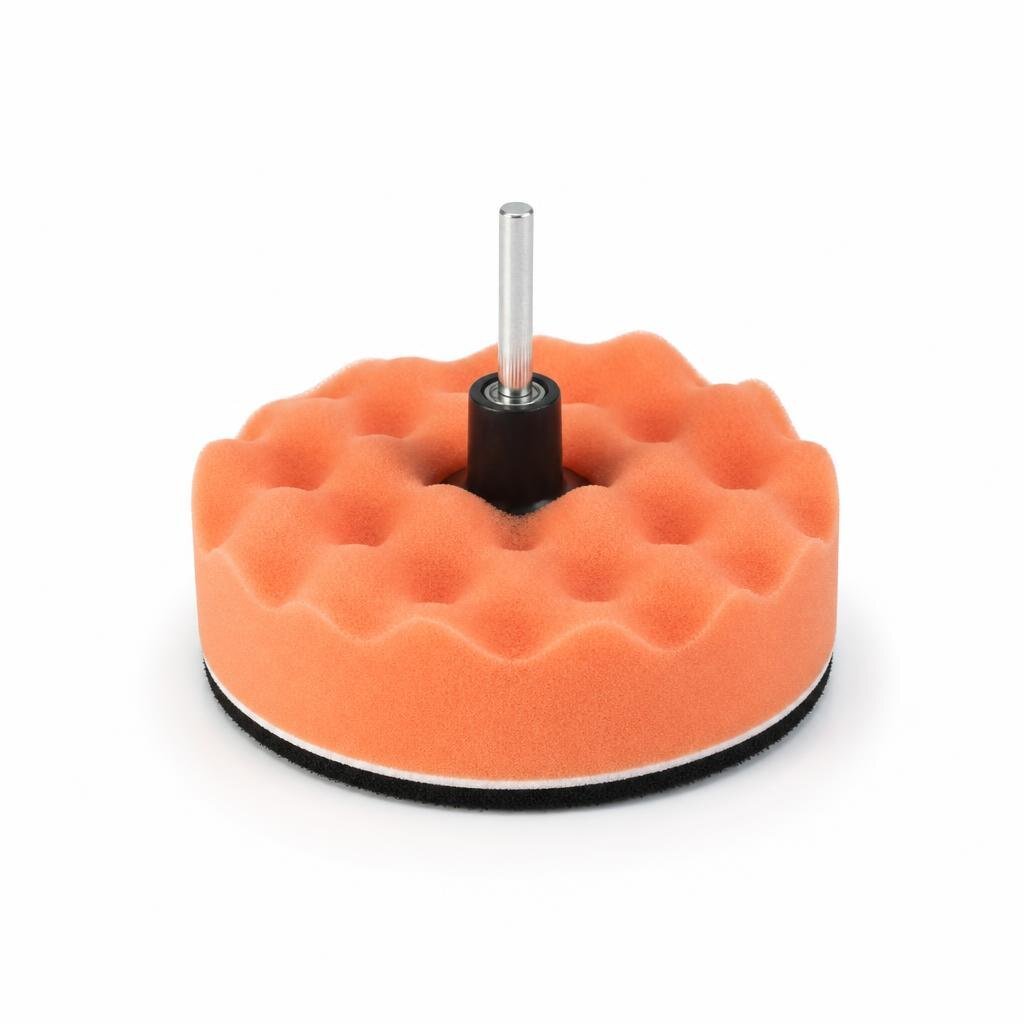 150MM POLISHING SPONG WITH STICK - WAVE TYPE